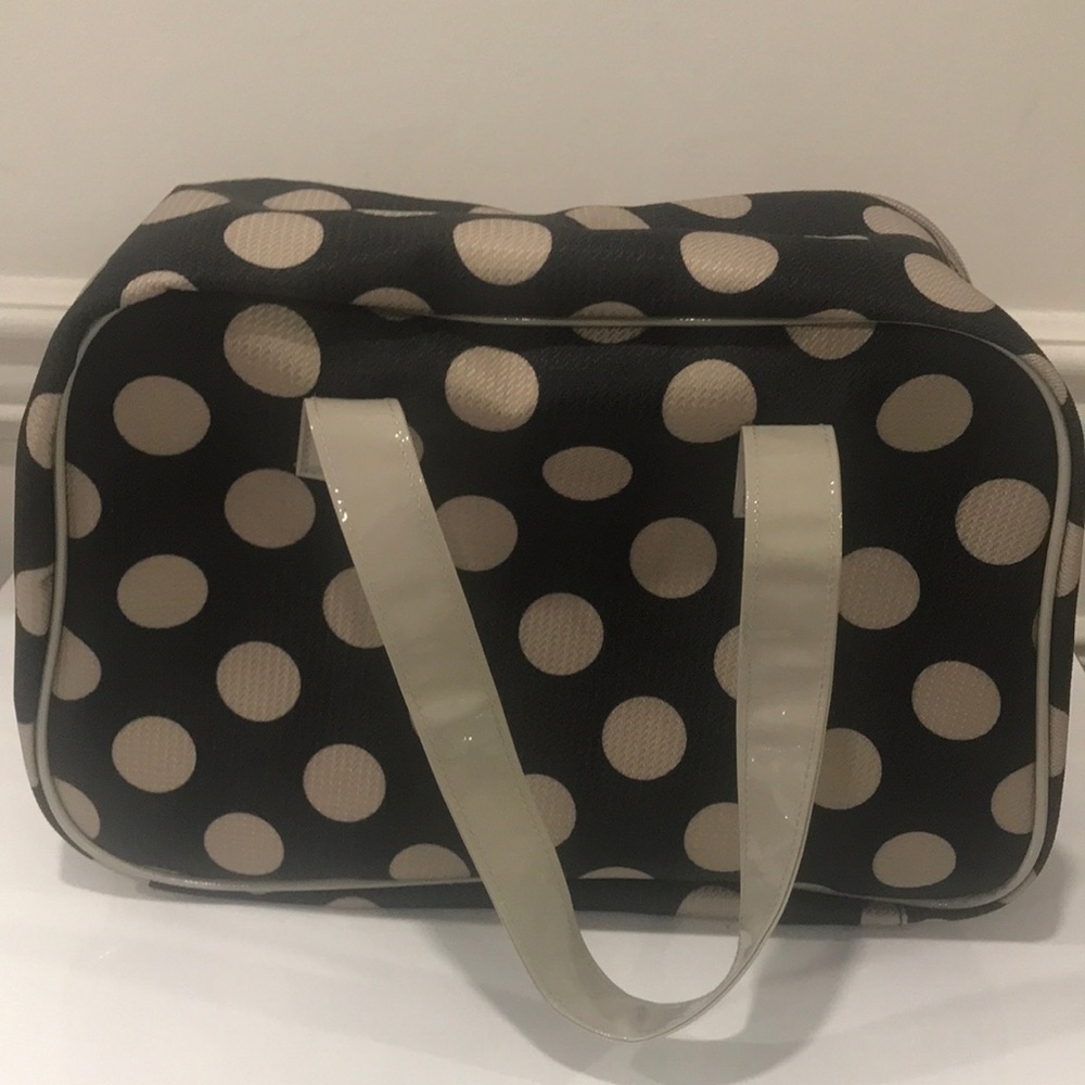 Travel makeup bag - like new condition with inside compartments
